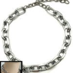 thick chain choker necklace