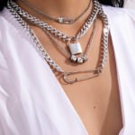 dice lock chain necklace