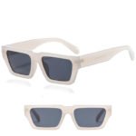 mens square semi transparent sunglasses lucent